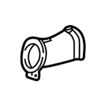 22631629 GM Outer Duct, Driver Side Illustration 1 of 1