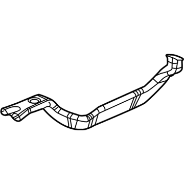 22737040 GM Rear Duct, Driver Side Illustration 1 of 1