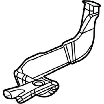 22737039 GM Rear Duct, Passenger Side Illustration 1 of 1