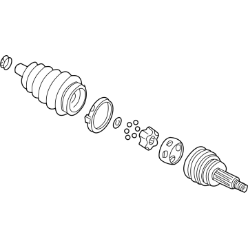 Saturn 21018880 Outer CV Joint