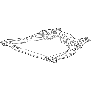 GM 95374367 Suspension Crossmember 95374367 GM Suspension Crossmember Illustration 1 of 1