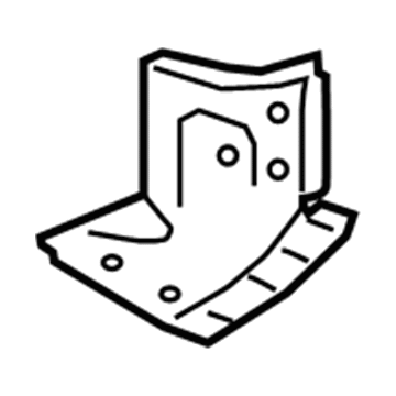 GM 84296409 Rail Reinforcement, Passenger Side 84296409 GM Rail Reinforcement, Passenger Side Illustration 1 of 1