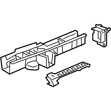 84510126 GM Rear Rail, Passenger Side Illustration 1 of 1