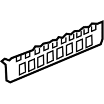 GM 23497983 Rail Assembly Bracket, Rear Passenger Side 23497983 GM Rail Assembly Bracket, Rear Passenger Side Illustration 1 of 1