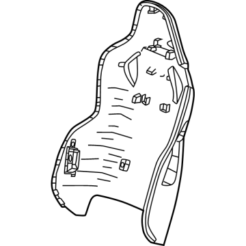 Chevy 84701947 Seat Back Panel