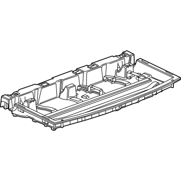 GM 85577239 Rear Compartment Floor Stowage Trim *Jet Black 85577239 GM Rear Compartment Floor Stowage Trim *Jet Black Illustration 1 of 1