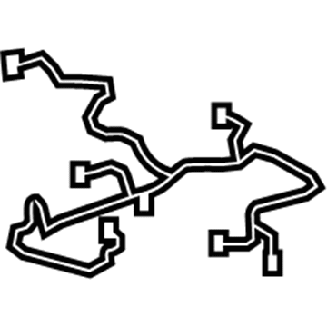 84010807 GM Wire Harness, Front Passenger Side Illustration 1 of 1