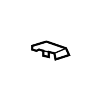 15901652 GM Inner Cover, Titanium, Passenger Side Illustration 1 of 1