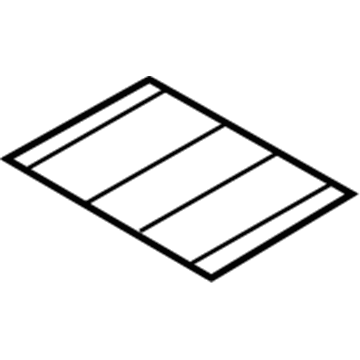 90588647 GM Seat Cushion Pad Insulator Illustration 1 of 1