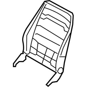 Saturn 93192745 Seat Back Frame