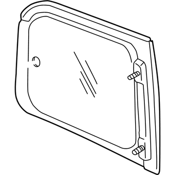 Chevy 10349891 Glass