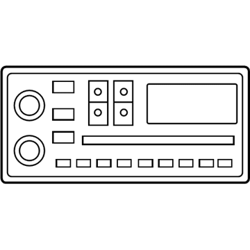 GM 16207841 Radio 16207841 GM Radio Illustration 1 of 1
