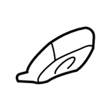21111904 GM Quarter Panel Filler, Rear Outer Illustration 1 of 1