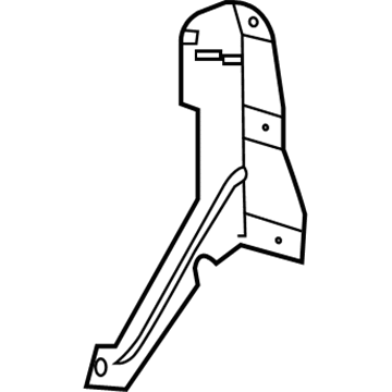 22673053 GM Quarter Extension Bracket, Rear Outer Driver Side Illustration 1 of 1