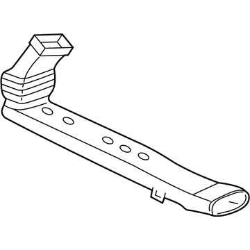 25696583 GM Floor Duct Illustration 1 of 1