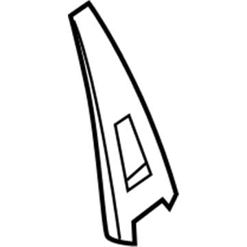 GM 96461986 Corner Trim 96461986 GM Corner Trim Illustration 1 of 1