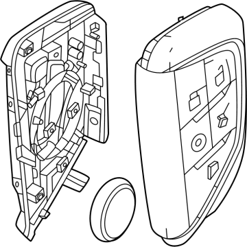 Cadillac 13553714 Transmitter
