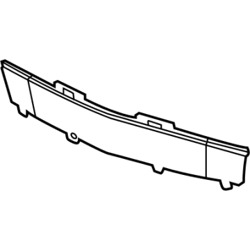 GM 87822424 Filler Panel, Black 87822424 GM Filler Panel, Black Illustration 1 of 1
