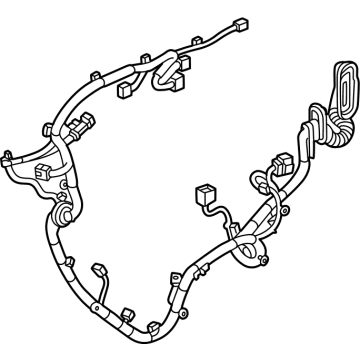 GM 85010391 Harness Assembly-Rear Side Door Door Wiring 85010391 GM Harness Assembly-Rear Side Door Door Wiring Illustration 1 of 1