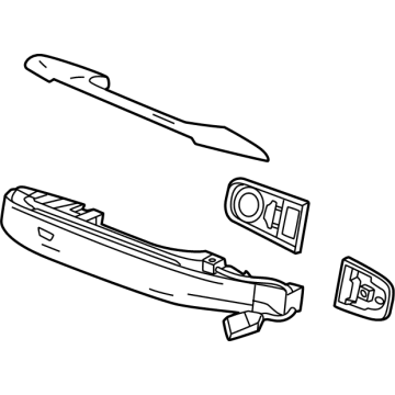 Cadillac 13541307 Handle, Outside