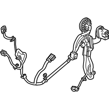 GM 84201276 Harness, Rear Passenger Side 84201276 GM Harness, Rear Passenger Side Illustration 1 of 1
