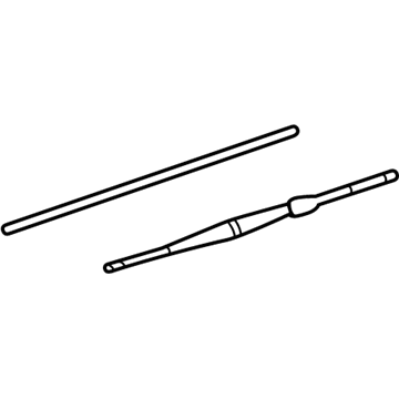 GM 22665007 Wiper Blade, Rear 22665007 GM Wiper Blade, Rear Illustration 1 of 1