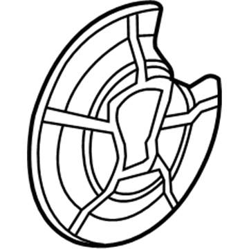Chevy 22773477 Rear Transmission Mount Shield