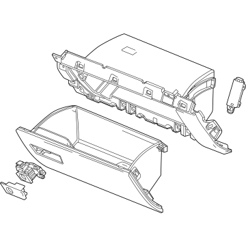 Chevy Silverado EV Glove Box - 86526426