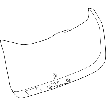 Chevy 26504167 Lower Gate Trim