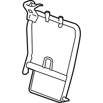 GM 89041875 Seat Back Frame 89041875 GM Seat Back Frame Illustration 1 of 1