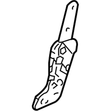 GM 19179161 Hinge, Rear Passenger Side 19179161 GM Hinge, Rear Passenger Side Illustration 1 of 1