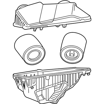 22935824 GM Air Cleaner Assembly Illustration 1 of 1