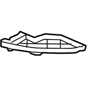 Chevy 21996230 Outer Filler