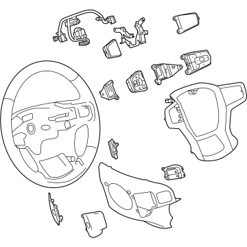 Chevy 84646075 Steering Wheel