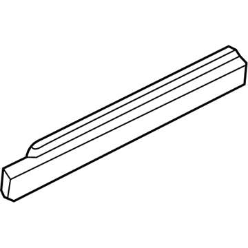 22891993 GM Belt Molding, Front Driver Side Illustration 1 of 1