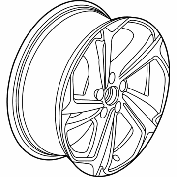GM 60006518 Wheel, Alloy, Rear 60006518 GM Wheel, Alloy, Rear Illustration 1 of 1