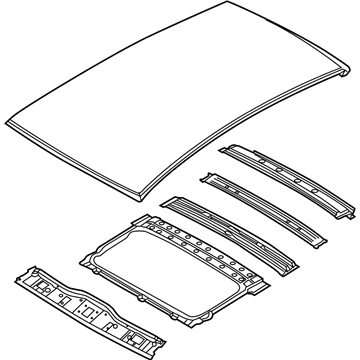 Pontiac 96809140 Roof Panel