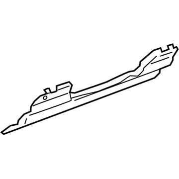 GM 23482453 Bolster Bracket, Driver Side 23482453 GM Bolster Bracket, Driver Side Illustration 1 of 1