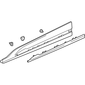 Chevy Bolt EUV Door Moldings - 42786076