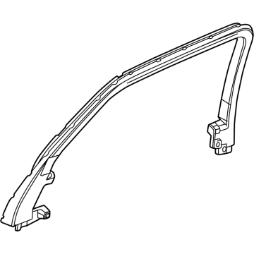 Chevy Blazer EV Door Moldings - 26345142