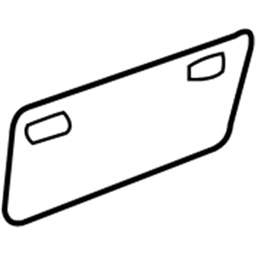 GM 89023851 Storage Box Door, Gray 89023851 GM Storage Box Door, Gray Illustration 1 of 1