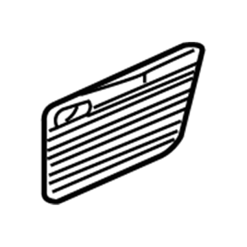 GM 15186580 Storage Box Door, Driver Side 15186580 GM Storage Box Door, Driver Side Illustration 1 of 1