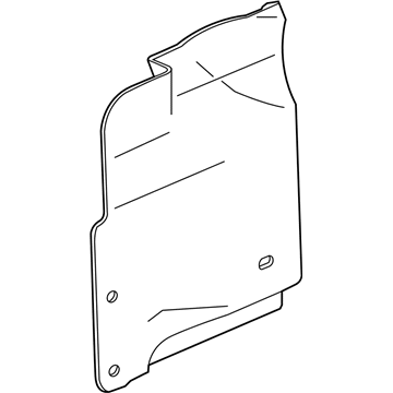GM 12657796 Heat Shield 12657796 GM Heat Shield Illustration 1 of 1