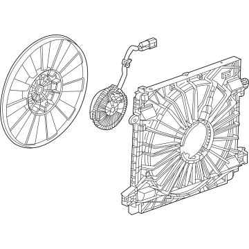 Cadillac 85156356 Fan Module