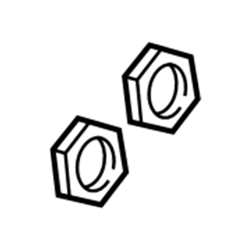 24279956 GM Reservoir Tank Nut Illustration 1 of 1