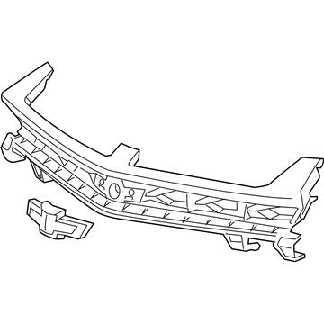 GM 84140577 Upper Grille, Front 84140577 GM Upper Grille, Front Illustration 1 of 1