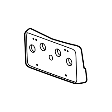 Cadillac License Plate - 84966928