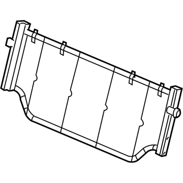 Chevy 12478454 Seat Back Frame