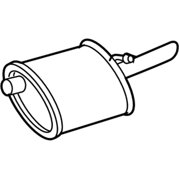 Buick 25738946 Muffler With Tail Pipe