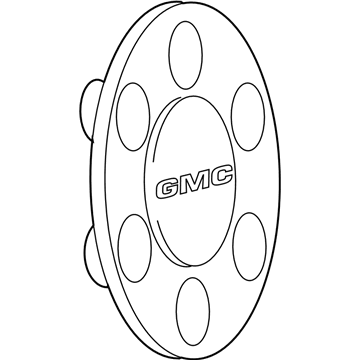 GMC Sierra 2500 Wheel Cover - 9595216